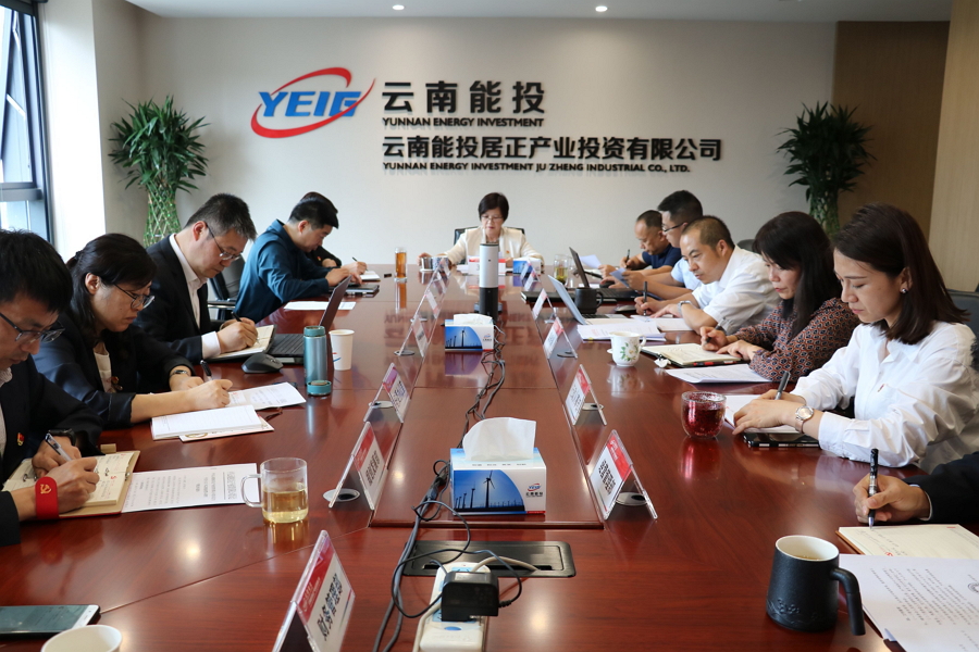 居正公司黨委召開2022年以案促改警示教育專題會-云南能投居正產(chǎn)業(yè)投資有限公司