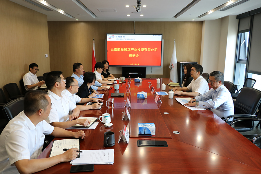 能投集團(tuán)外部董事到居正公司開展調(diào)研-云南能投居正產(chǎn)業(yè)投資有限公司